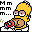 Homer swills beer 2 icon